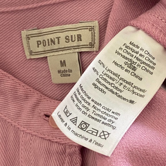 J. Crew Point Sur Button Up Shirt Purple Twill - Picture 9 of 12